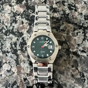 Men’s Maine 5ATM PH3463 watch. Stainless Steel back. Japan Movement. Pre-owned.